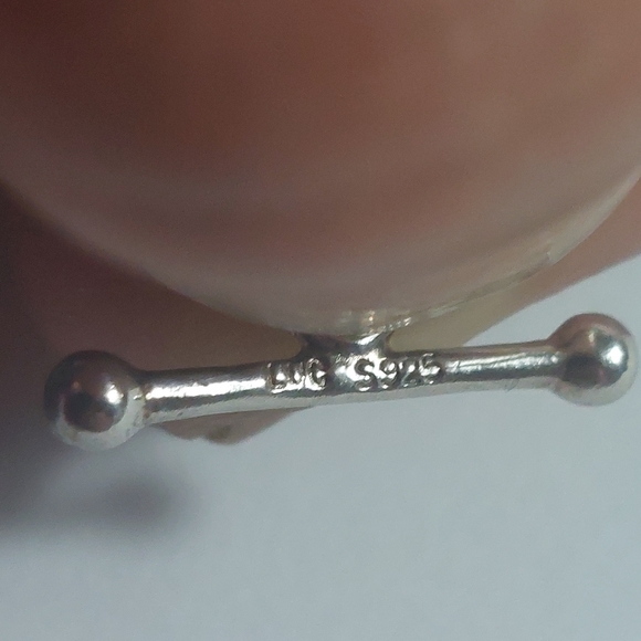 Sterling Silver and Howlite Necklace - Picture 5 of 8